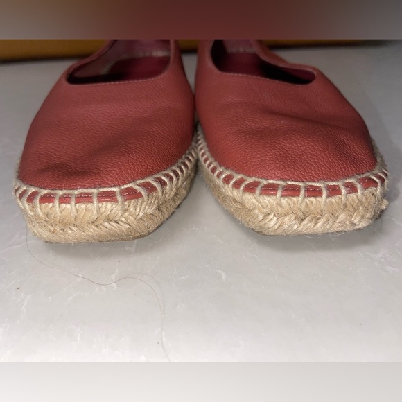 EUC Everlane Espadrille Square Toe Leather Slip On - Picture 5 of 10